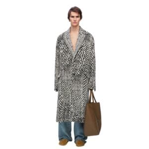 LOEWE COAT IN WOOL BLEND