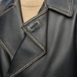 LOEWE DOUBLE BREASTED COAT IN NAPPA CALFSKIN
