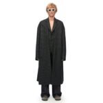 LOEWE DOUBLE LAYER COAT IN WOOL