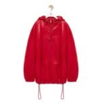 LOEWE HOODED JACKET IN NAPPA LAMBSKIN