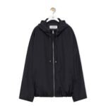 LOEWE HOODED JACKET IN TECHNICAL SILK