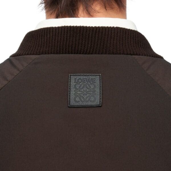LOEWE PADDED BOMBER JACKET IN TECHNICAL COTTON