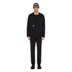 GIVENCHY U LOCK CARDIGAN IN WOOL AND SILK