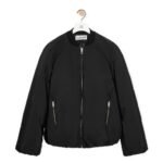 LOEWE PADDED BOMBER JACKET IN TECHNICAL COTTON
