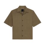 GIVENCHY BOXY FIT HAWAIIAN SHIRT IN 4G POPLIN