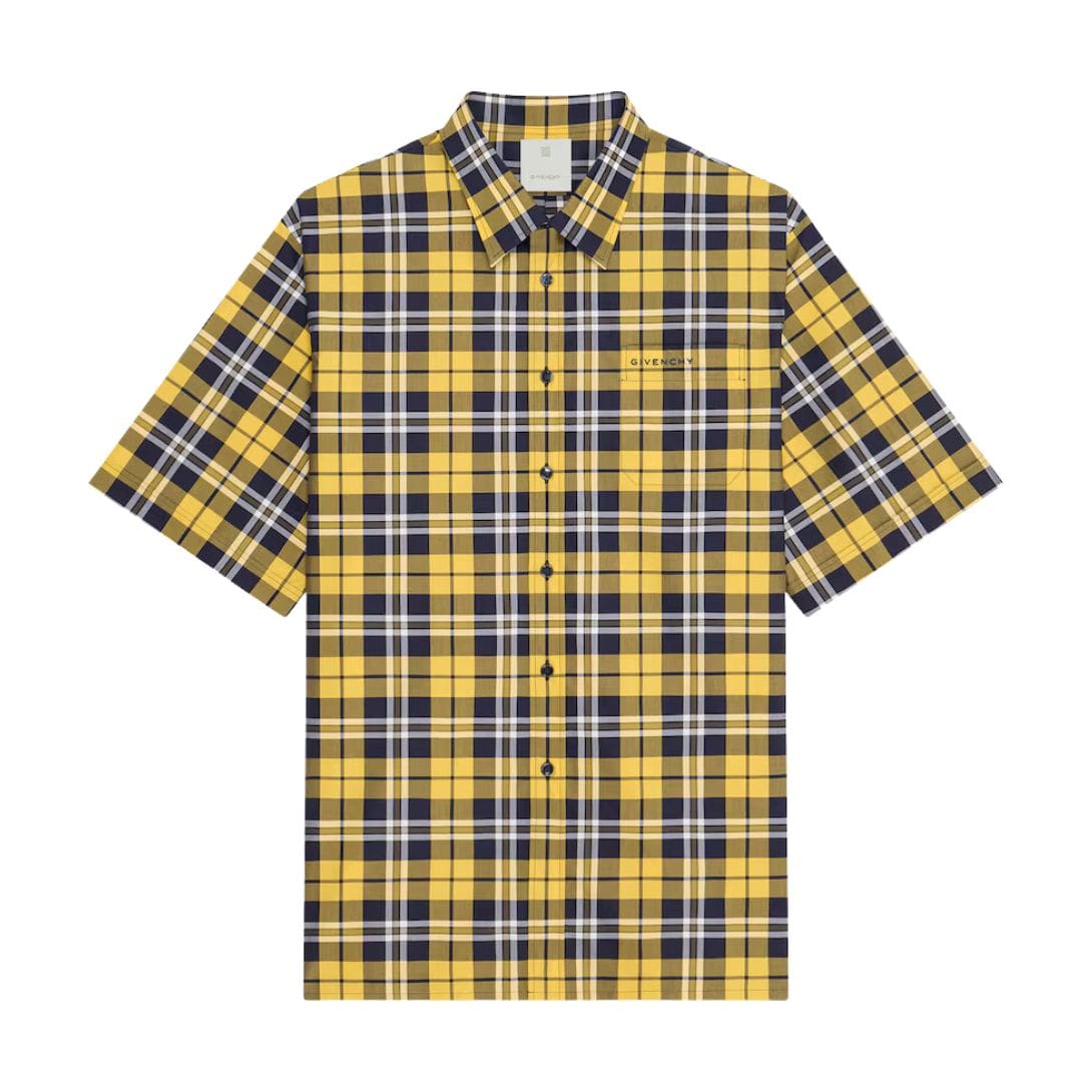 GIVENCHY CHECKED SHIRT IN COTTON