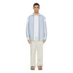 GIVENCHY SHIRT IN LINEN WITH 4G STRIPES
