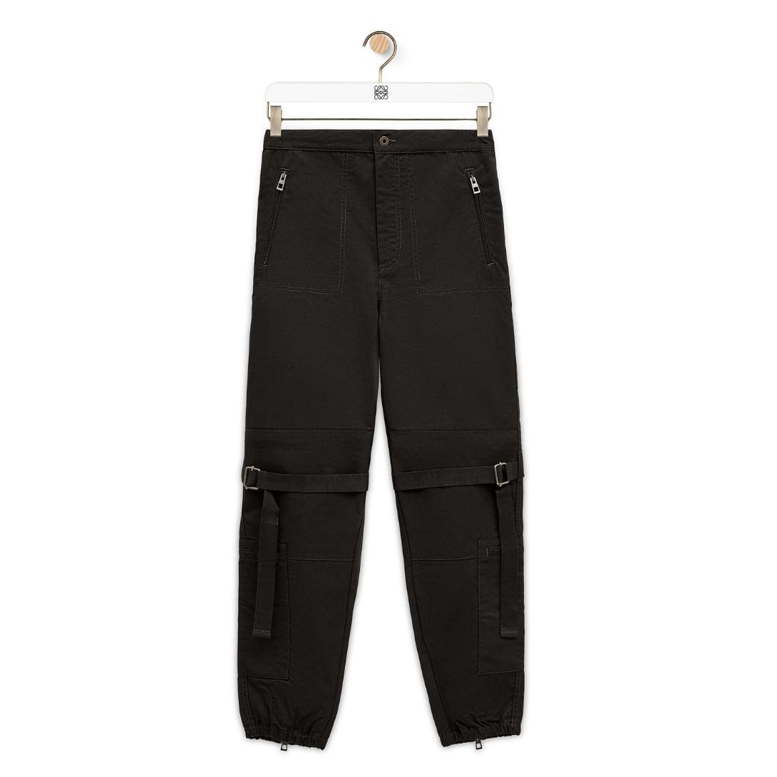 LOEWE CARGO TROUSERS IN COTTON