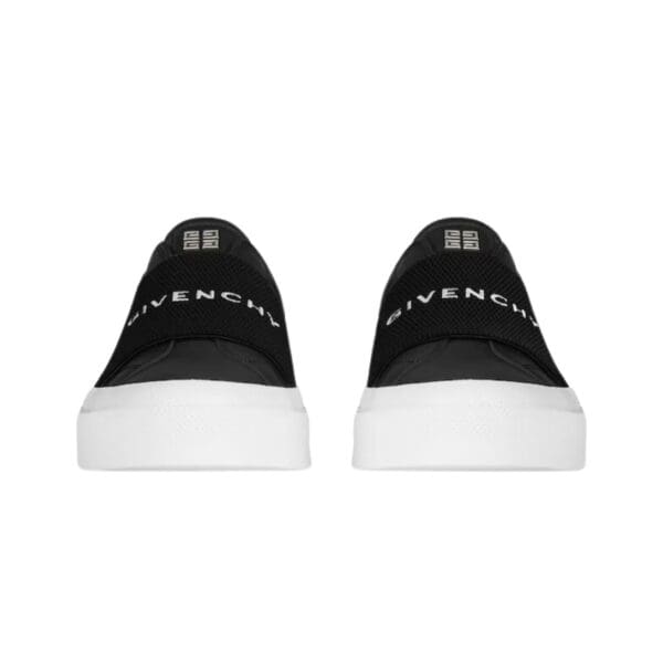 CITY SPORT SNEAKERS IN LEATHER WITH GIVENCHY STRAP