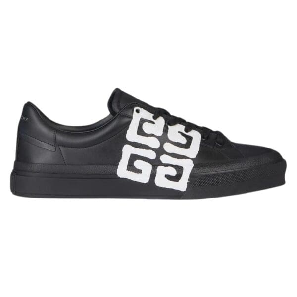 GIVENCHY CITY SPORT SNEAKERS IN LEATHER WITH TAG EFFECT 4G PRINT