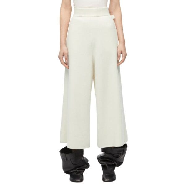 LOEWE CROPPED TROUSERS IN CASHMERE