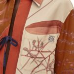 LOEWE CROPPED SHIRT IN COTTON AND SILK