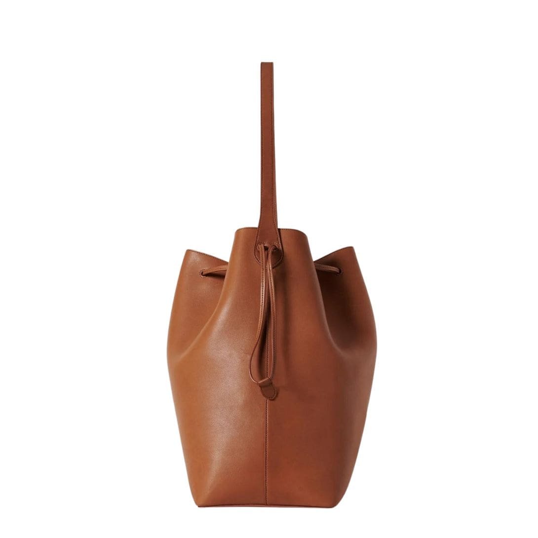THE ROW BELVEDERE TOTE BAG IN LEATHER