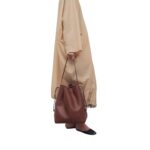 THE ROW BELVEDERE TOTE BAG IN LEATHER