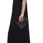 THE ROW BOURSE CLUTCH BAG IN LEATHER