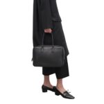 THE ROW DOMINO BAG IN LEATHER