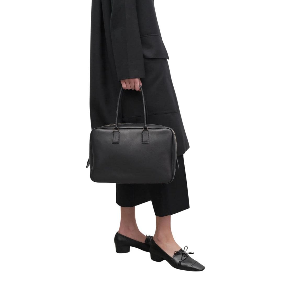 THE ROW DOMINO BAG IN LEATHER