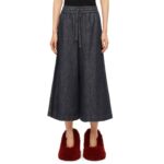 LOEWE CROPPED TROUSERS IN DENIM