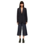 LOEWE CROPPED TROUSERS IN NAPPA LAMBSKIN