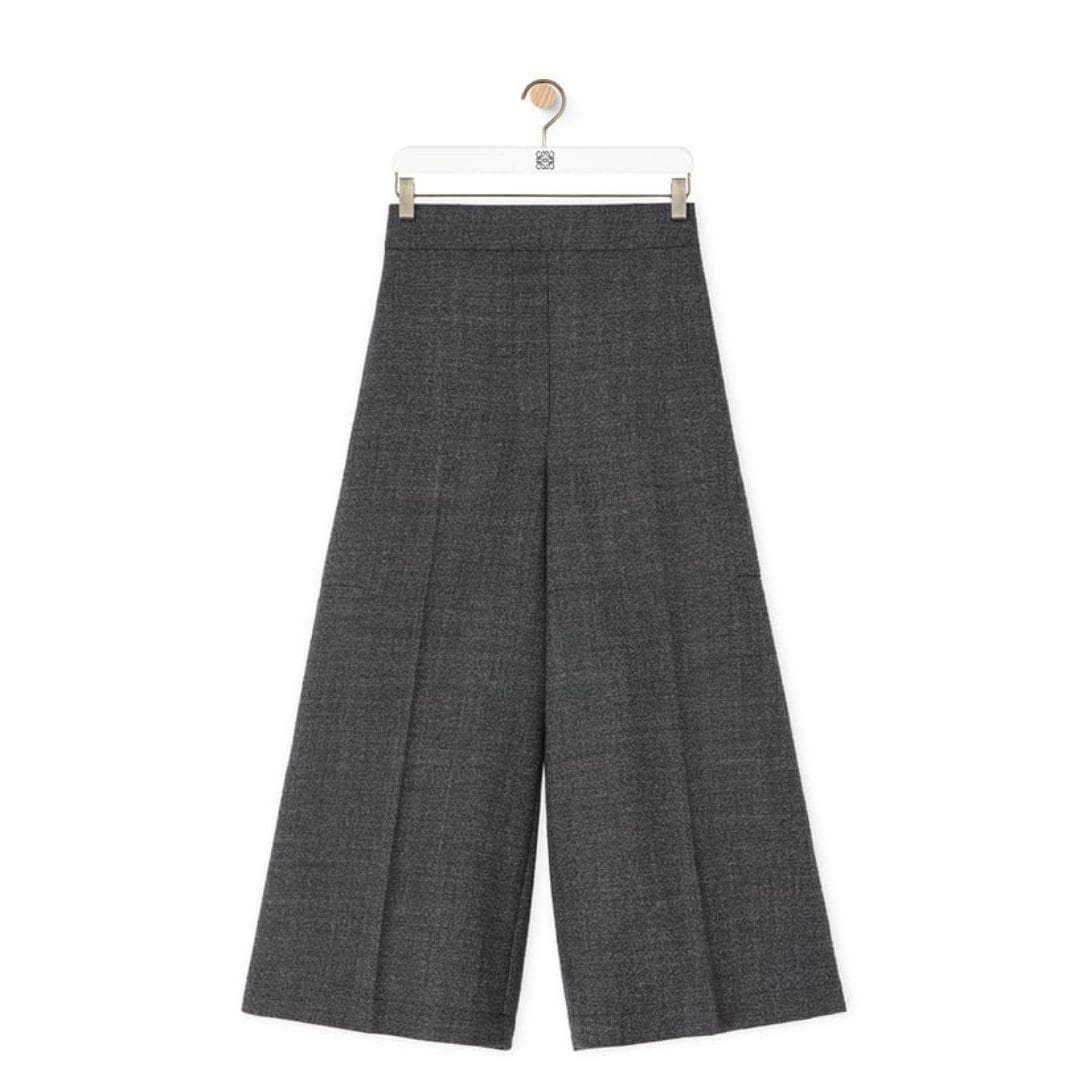 LOEWE CROPPED TROUSER IN WOOL