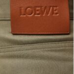 LOEWE HIGH WAISTED TROUSERS IN COTTON