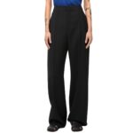 LOEWE HIGH WAISTED TROUSERS IN MOHAIR AND WOOL