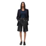 LOEWE PIN SHORTS IN NAPPA LAMBSKIN