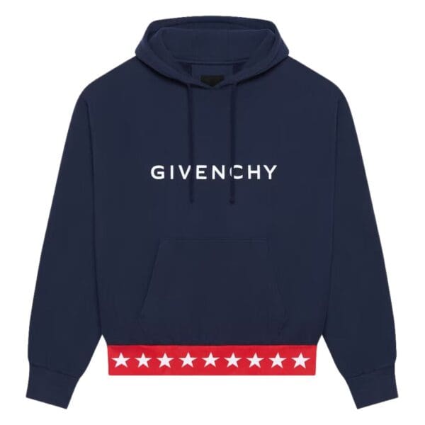 GIVENCHY BOXY FIT HOODIE IN FLEECE