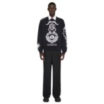 GIVENCHY CREST BOXY FIT SWEATSHIRT IN FLEECE