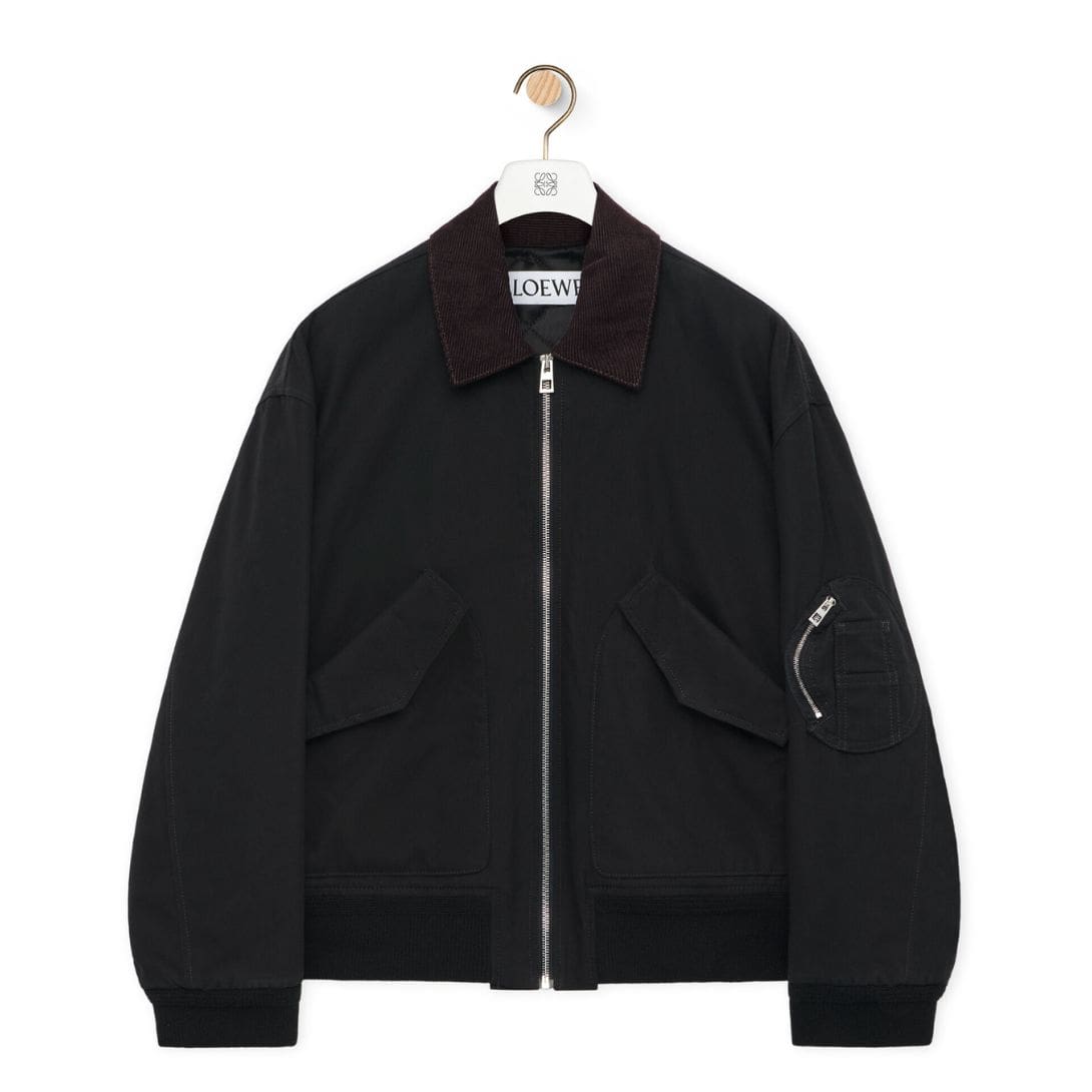 LOEWE BOMBER JACKET IN COTTON