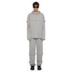 GIVENCHY HOODIE IN FLEECE WITH METAL DETAILS