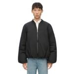 LOEWE PADDED BOMBER JACKET IN TECHNICAL COTTON