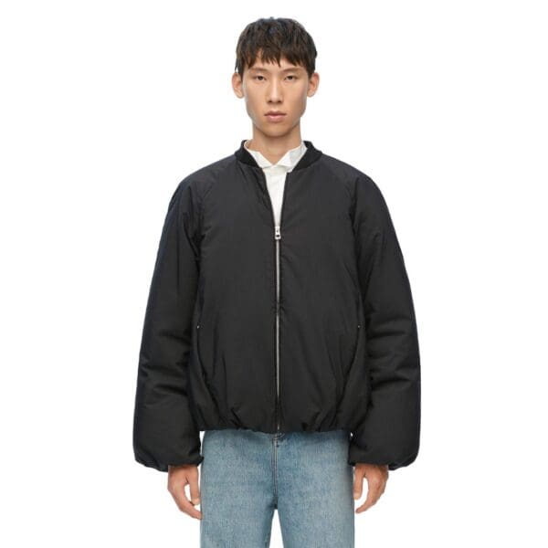 LOEWE PADDED BOMBER JACKET IN TECHNICAL COTTON