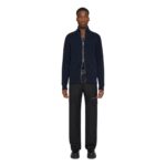 GIVENCHY ZIPPED CARDIGAN IN WOOL AND CASHMERE