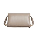MARNI BEIGE LEATHER PRISMA SHOULDER BAG