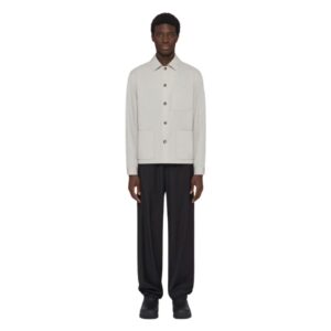 GIVENCHY OVERSHIRT IN DOUBLE FACE WOOL