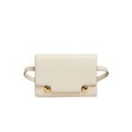 MARNI CREAM LEATHER TRUNKAROO BUM BAG