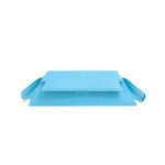 MARNI MINI TRUNKOISE BAG IN SMOOTH LIGHT BLUE LEATHER