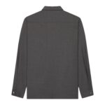 GIVENCHY ZIPPED SHIRT IN WOOL