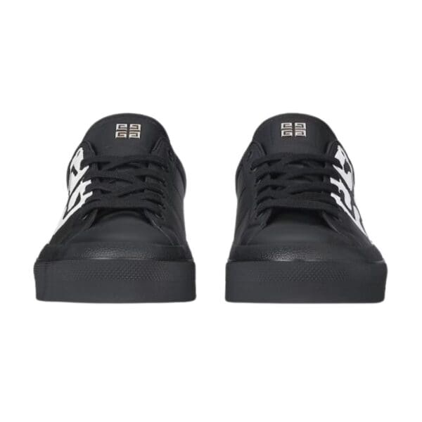 GIVENCHY CITY SPORT SNEAKERS IN LEATHER WITH TAG EFFECT 4G PRINT