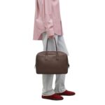 THE ROW DOMINO BAG IN LEATHER