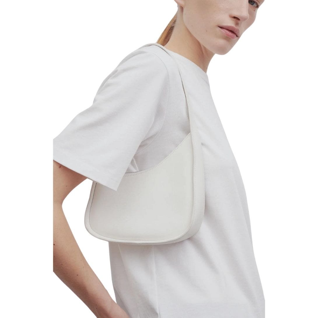 THE ROW HALF MOON BAG IN LEATHER