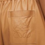 LOEWE CROPPED TROUSERS IN NAPPA LAMBSKIN