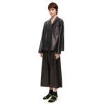 LOEWE CROPPED TROUSERS IN NAPPA LAMBSKIN