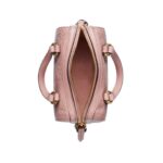GUCCI GG SUPER MINI TOP HANDLE BAG IN ROSE BEIGE