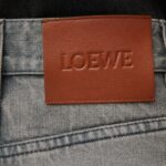 LOEWE HIGH WAISTED JEANS IN COTTON
