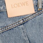 LOEWE HIGH WAISTED JEANS IN DENIM