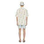 GIVENCHY PRINTED SWIM SHORTS IN COTTON SEERSUCKER