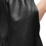 LOEWE PUZZLE FOLD CROPPED TROUSERS IN NAPPA LAMBSKIN