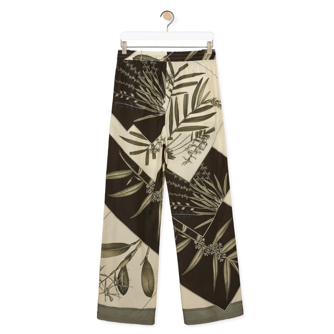 LOEWE PYJAMA TROUSERS IN COTTON AND SILK